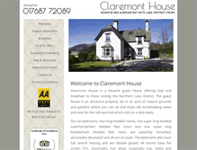 Tablet Screenshot of claremonthousekeswick.co.uk